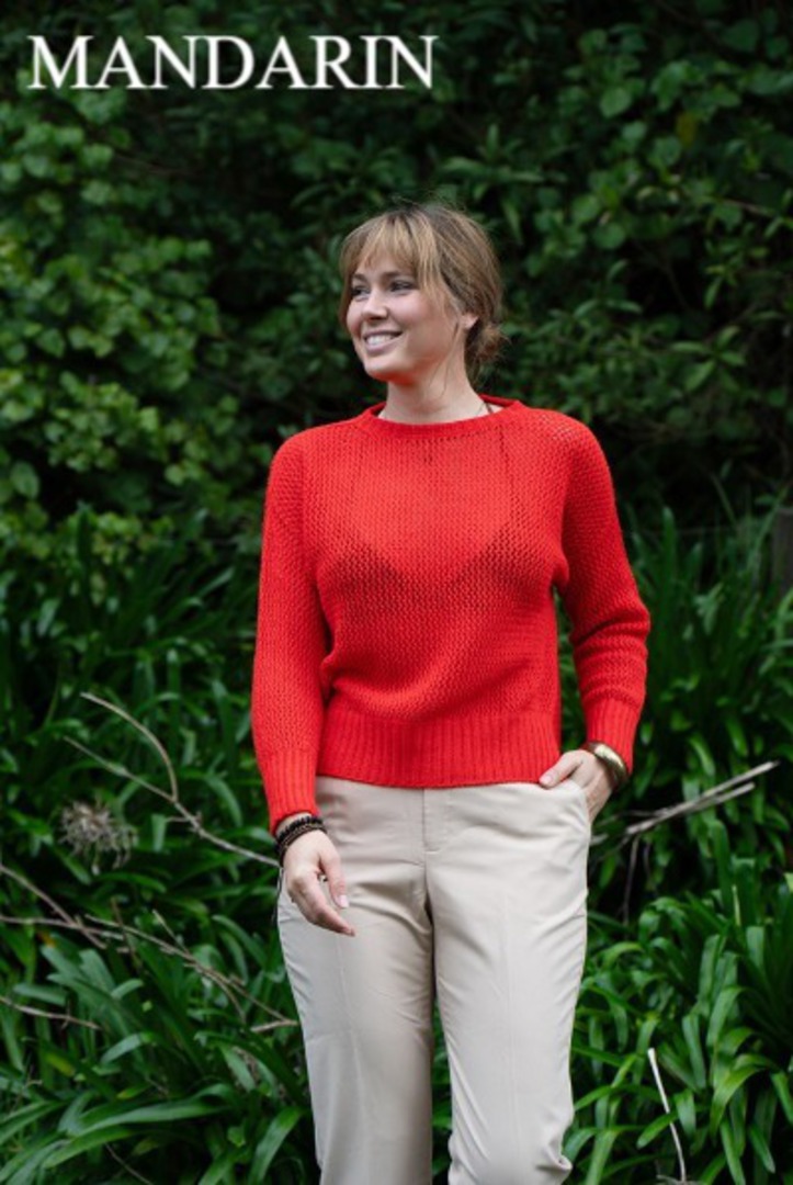 Lothlorian Cotton/Merino Lax Crew Neck Jumper image 2